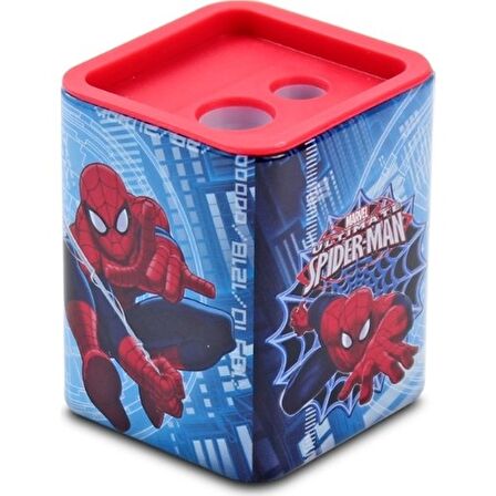 Spider-Man Metal Kutu Çiftli Kalemtraş SM-9753