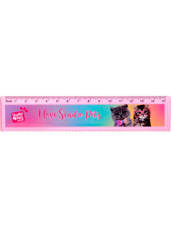 Dolphin Cem Studio Pets Kırtasiye seti kalemtraş,silgi,defter,cetvel,kalem,5 li set PT-7466
