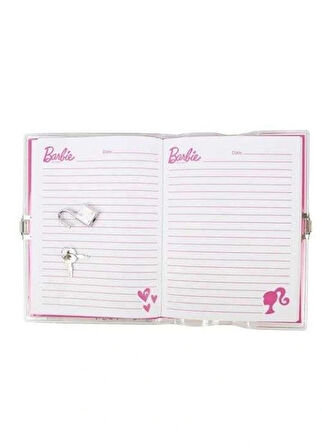 BARBIE B-804 PULLU KİLİTLİ HATIRA DEFTERİ 12/48