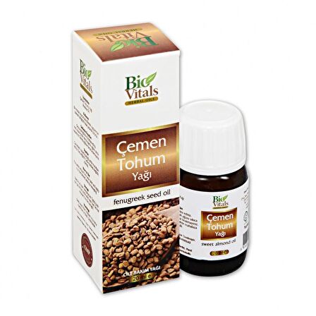 Bio Vitals Çemen Tohumu Yağı 20 ml