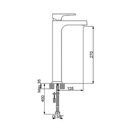 Newarc Aqua Çanak Lavabo Bataryası 941001