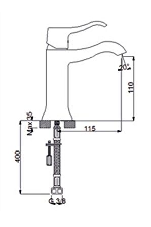 MAXİMAL LAVABO BATARYASI