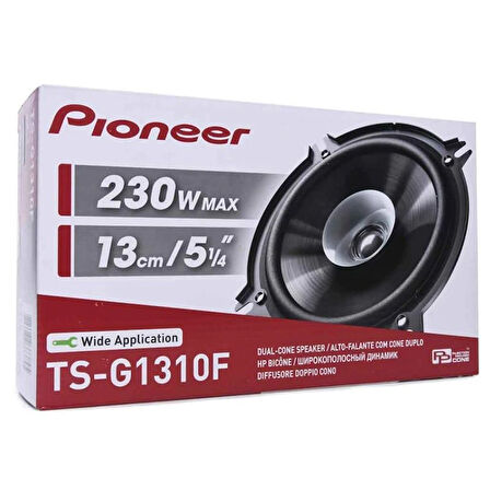 Pioneer TS-G1310F 13 Cm Tweetersız 230 Watt Oto Hoparlör 2 li Takım Oto Ses Sistemi