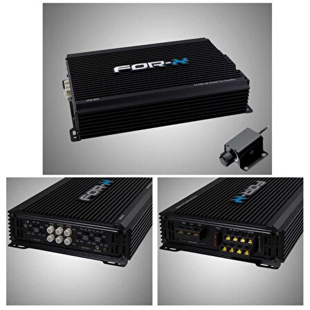 OTO ANFİ 240W 4 KANAL BASS KONTROLLÜ FOR-X XAE-604