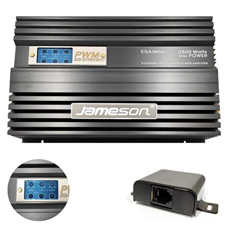 OTO ANFİ 2500W 4 KANAL JAMESON USA-505A