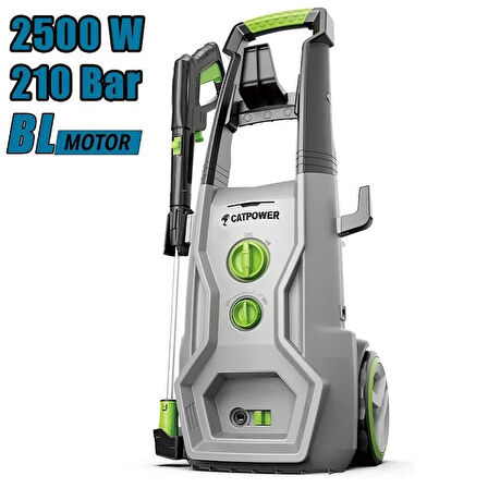 CATPOWER 716 210 BAR YÜKSEK BASINÇLI YIKAMA MAKİNESİ 2500W KÖPÜK HAZNELİ