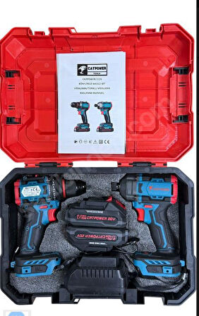 Catpower 5135 20V Kömürsüz Matkap+ Tork Vidalama 