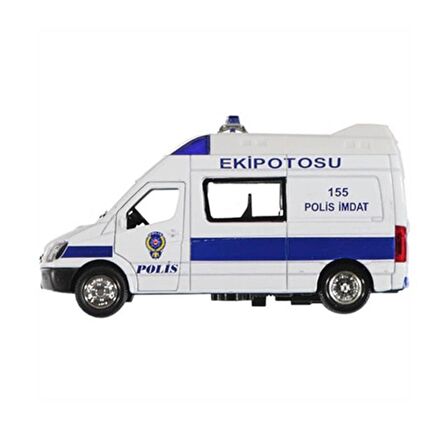 Birlik Minitro Metal Çek Bırak Ekip Otosu Sesli Işıklı