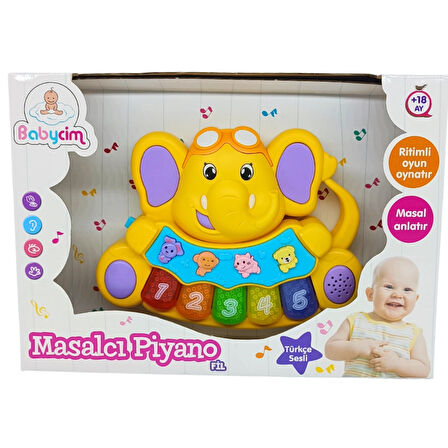 Birlik Oyuncak Türkçe Masalcı Fil Piyano 855-31A-24