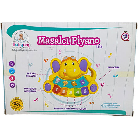 Birlik Oyuncak Türkçe Masalcı Fil Piyano 855-31A-24