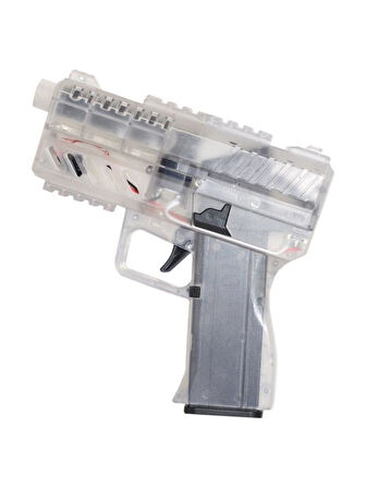 Birlik Oyuncak Tiim Şarjlı Tam Otomatik Susturuculu Mavi Glock Tabanca D2