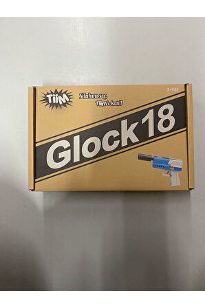 Seçtim Aldım Tiim 18 Sünger Tabancası D2 Tam Otomatik Susturuculu Şarjlı Mavi 3