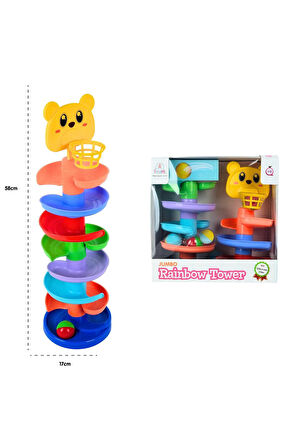 Babycim Jumbo Gökkuşağı Kule Bebek Aktivite Merkezi