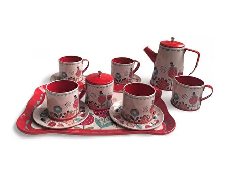 Arya Planet -Kutuda Metal Çay Setim - 966-C26 
