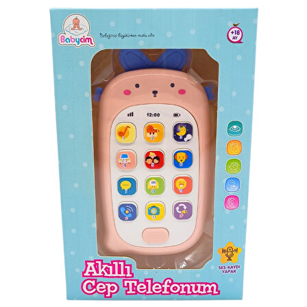 Birlik Oyuncak Ses Kaydedebilen Neşeli Akıllı Telefon HE0536