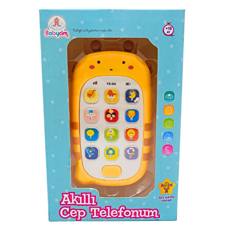 Birlik Oyuncak Ses Kaydedebilen Neşeli Akıllı Telefon HE0536