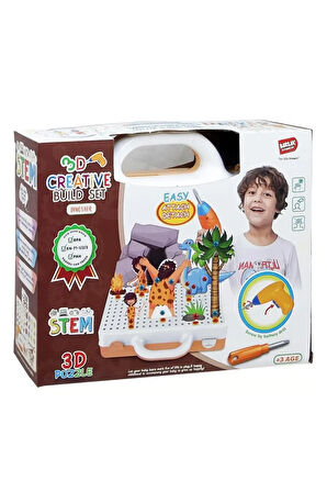 Matkap Seti - Dinazor Tamir Seti ve Oyun Çantası 330 Parça