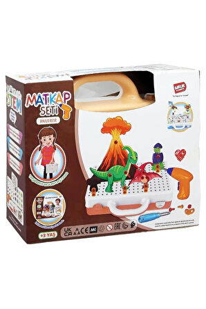 Matkap Seti - Dinazor Tamir Seti ve Oyun Çantası 330 Parça