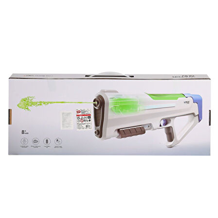 SQ04A Şarjlı Florasanlı Otomatik ve Pompalı Su Tabancası -Birliktoys