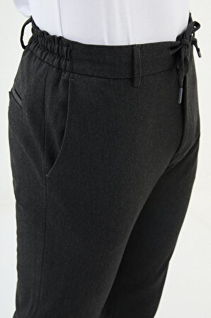 Mcr Düz Super Slim Fit Beli Lastikli İpli Erkek Pantolon 38271