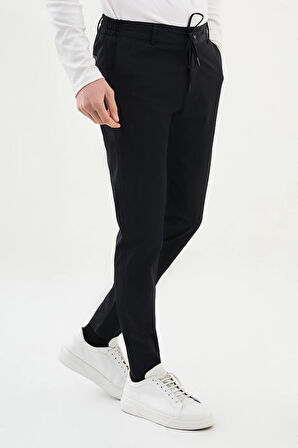 Mcr Düz Super Slim Fit Beli Lastikli İpli Erkek Pantolon 38290