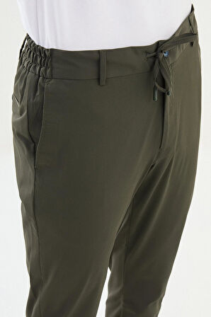 Mcr Düz Super Slim Fit Beli Lastikli İpli Erkek Pantolon 38290