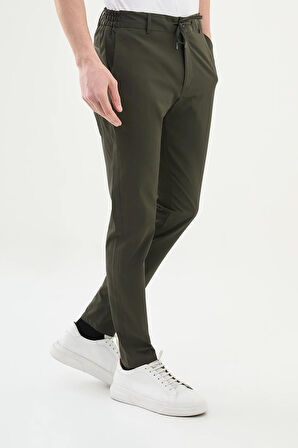 Mcr Düz Super Slim Fit Beli Lastikli İpli Erkek Pantolon 38290