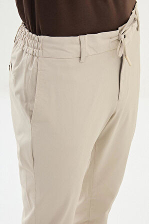 Mcr Düz Super Slim Fit Beli Lastikli İpli Erkek Pantolon 38290