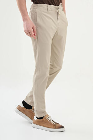 Mcr Düz Super Slim Fit Beli Lastikli İpli Erkek Pantolon 38290