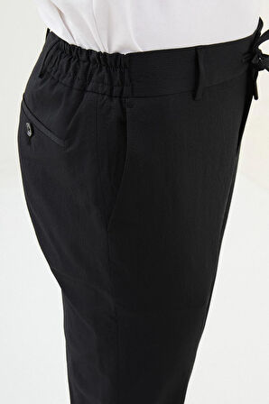 Mcr Gofreli Super Slim Fit Beli Lastikli İpli Erkek Pantolon 38291