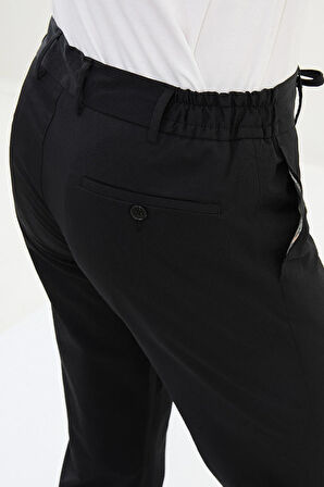 Mcr Gofreli Super Slim Fit Beli Lastikli İpli Erkek Pantolon 38291
