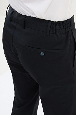 Mcr Gofreli Super Slim Fit Beli Lastikli İpli Erkek Pantolon 38291