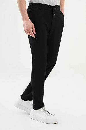 Mcr Gofreli Super Slim Fit Beli Lastikli İpli Erkek Pantolon 38301