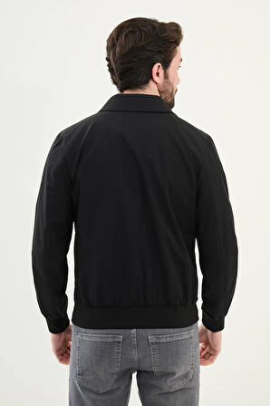 Mcr Düz Slim Fit Gömlek Yaka Çift Fermuar Erkek Mont 39638