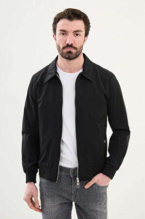 Mcr Düz Slim Fit Gömlek Yaka Çift Fermuar Erkek Mont 39638