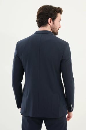 Mcr Erkek Çizgili Slim Fit Torba Cep İpli Takım Elbise 45378