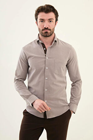 Mcr Üstten Düğmeli Erkek Gömlek 27071