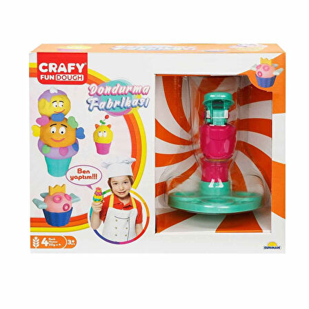 30950 Crafy Dondurma Fabrikası 200 g 29 Parça - Kırmızı