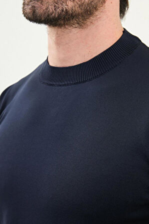 Mcr Düz Slim Fit Bisiklet Yaka Basic Erkek Triko Kazak 11562