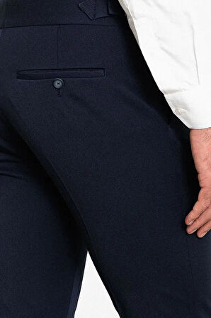 Mcr Düz Slim Fit Kemer Detaylı Tokalı Erkek Pantolon 38192