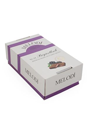 Melodi Çikolata Böğürtlen Aromalı Sütlü Tablet Çikolata 25 G X 30 Adet (Dolgulu Çikolata)