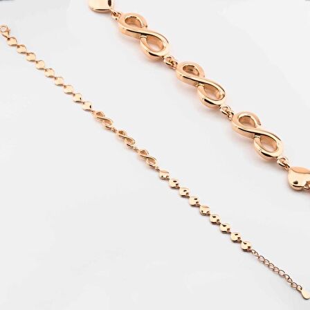 925 Ayar Gümüş Sonsuzluk Kadın Bileklik