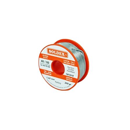 Sn40 Pb60 Lehim Teli - 1.6mm 200gr