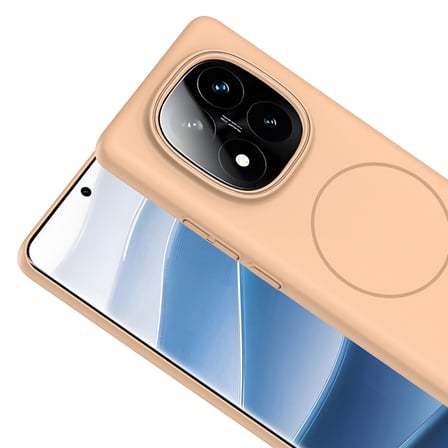 Redmi Note 14 Pro Plus Kılıf Magsafe Şarj Özellikli Kamera Çıkıntılı Ruby Lüx Silikon Kapak