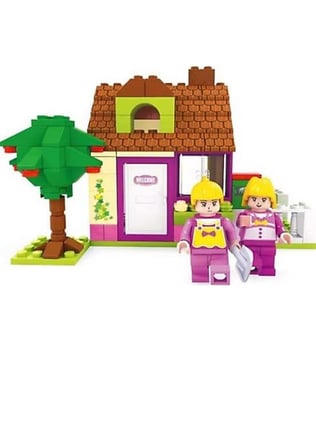 Ausini-Asya Brick 24403 Fairyland Serisi, Ağaçlı EV 156 Parça