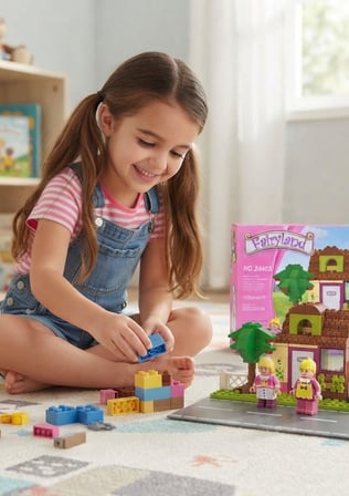Ausini-Asya Brick 24403 Fairyland Serisi, Ağaçlı EV 156 Parça