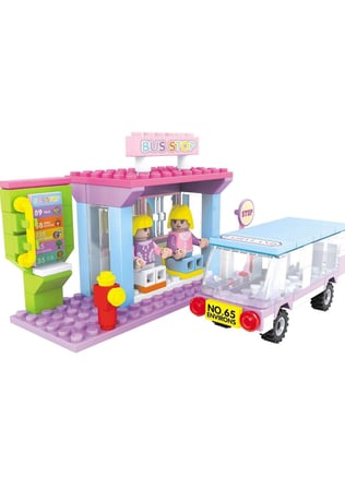 Ausini Fairy Land 24412 - 125 Parça Otobüs Durağı (BUS STOP) Lego Seti