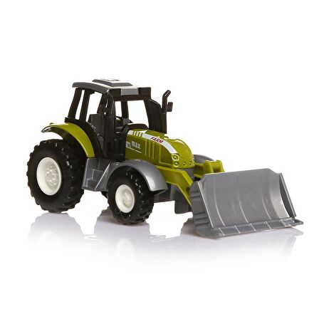 Metal Traktör Tırmıklı - Farm Max Die-Cast 