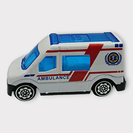 Küçük Metal Sağlık Hizmetleri Araçları 7 Cm - Ambulans