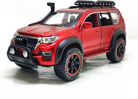 Asya Oyuncak 53522-25B Kutulu 1:22 Kırmızı Sesli ve Işıklı Metal Çek-Bırak Model Araba